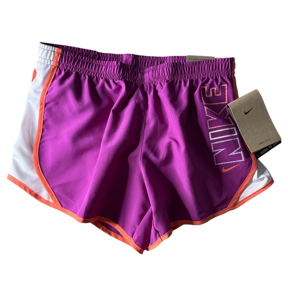 Nike Other - Nike Icon Clash Training Shorts Purple Orange Dri-Fit Standard Fit Girls XL‎ NWT